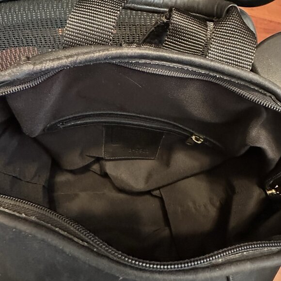 Coach Vintage C7B-0521 Large Backpack Black Glove-Tanned Cowhide Leather USA - Picture 14 of 15